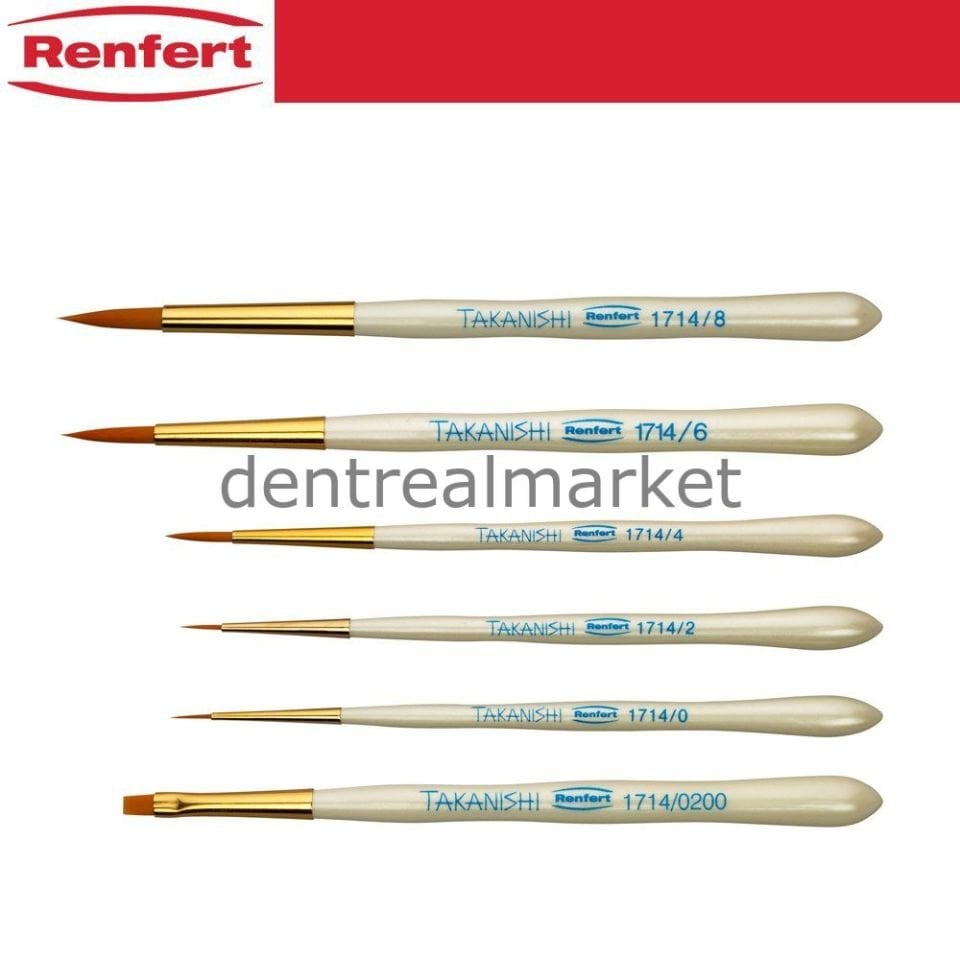 Takanishi Sentetik Kıl Fırça Refil 2 Adet - Size:2