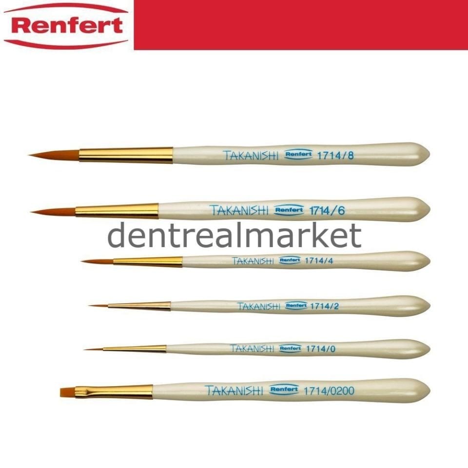 Takanishi Sentetik Kıl Fırça Refil 2 Adet - Size:2/0