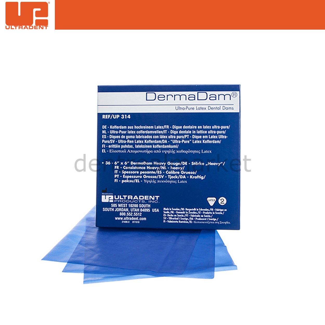 DermaDam Rubber Dam Heavy