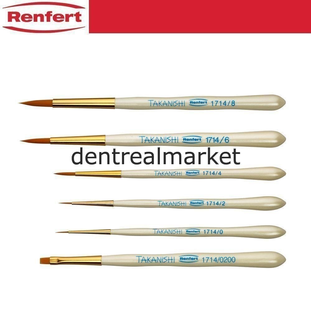 Takanishi Sentetik Kıl Fırça Refil 2 Adet - Size:6