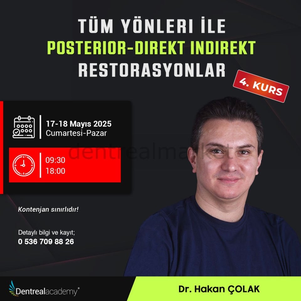 Tüm Yönleriyle Posterior-Direkt İndirekt Restorasyonlar - Dr. Hakan Çolak