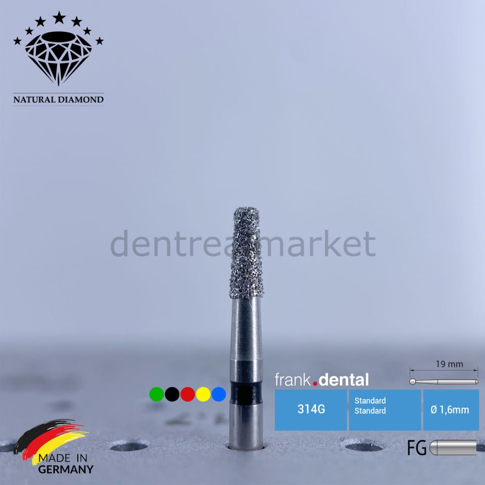 Doğal Elmas Frez - Aeratör - 845 - Konik - 5 Adet