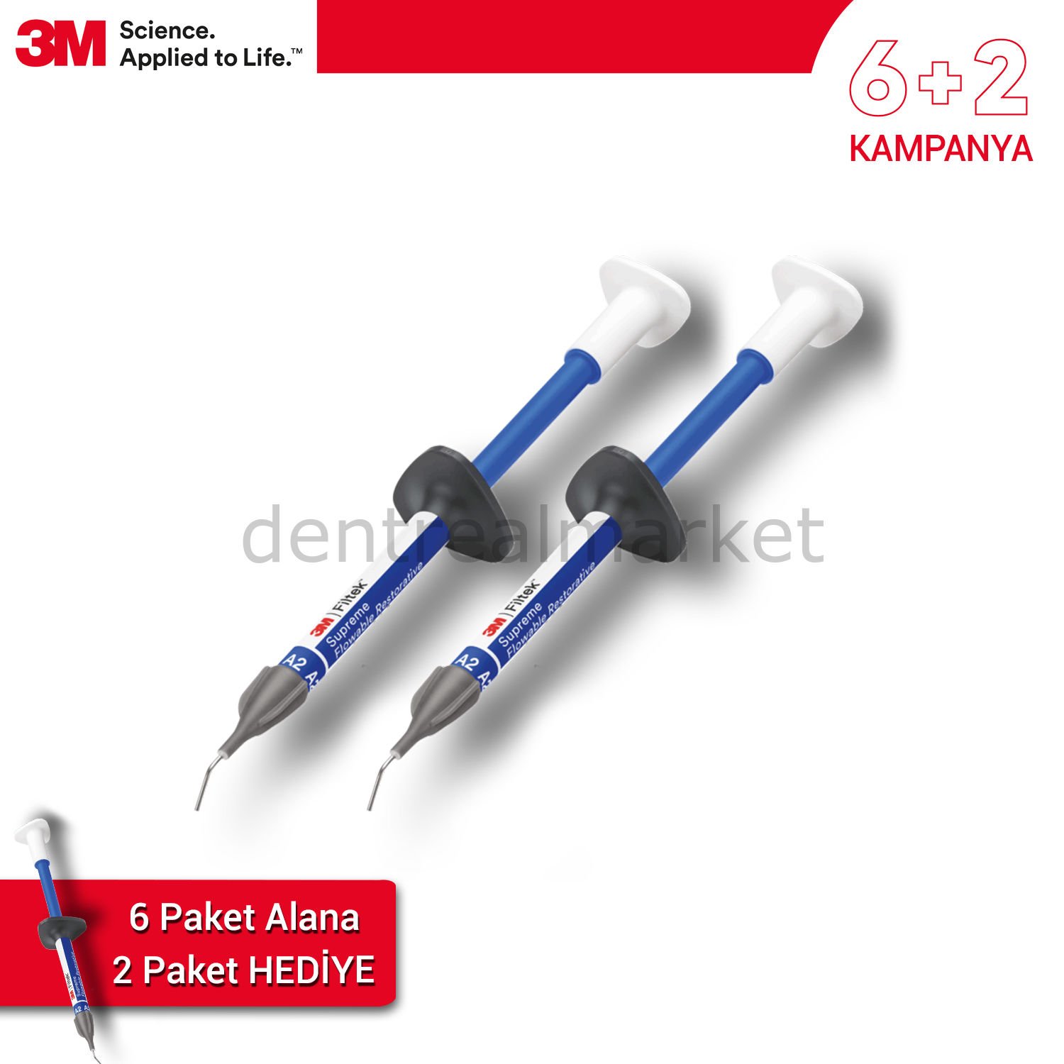 Filtek Supreme Flowable Akışkan Kompozit - 6+2 Kampanya