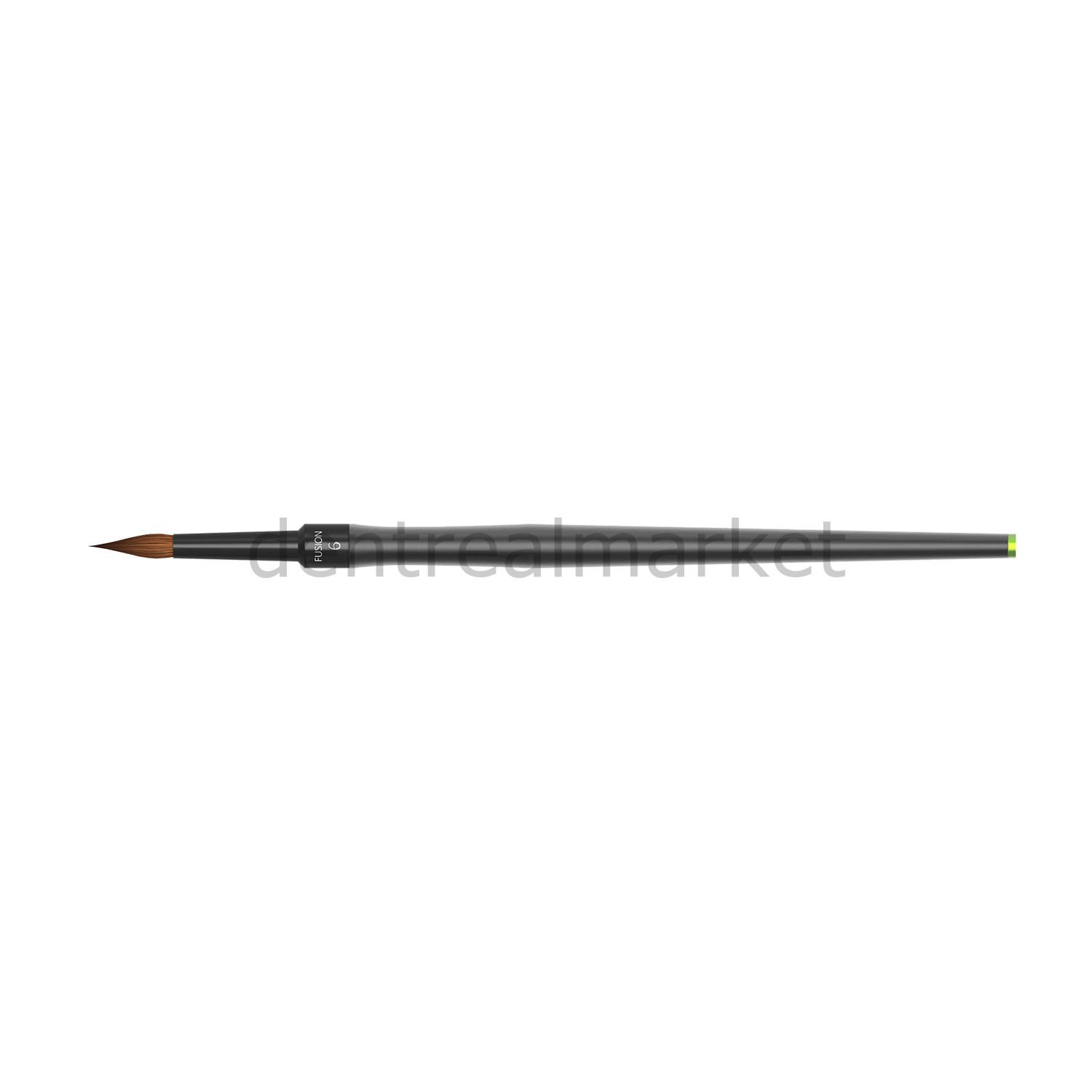 FusionBrush Premium Ceramic Brush - Kolinsky & Synthetic Fiber Fırça No:6