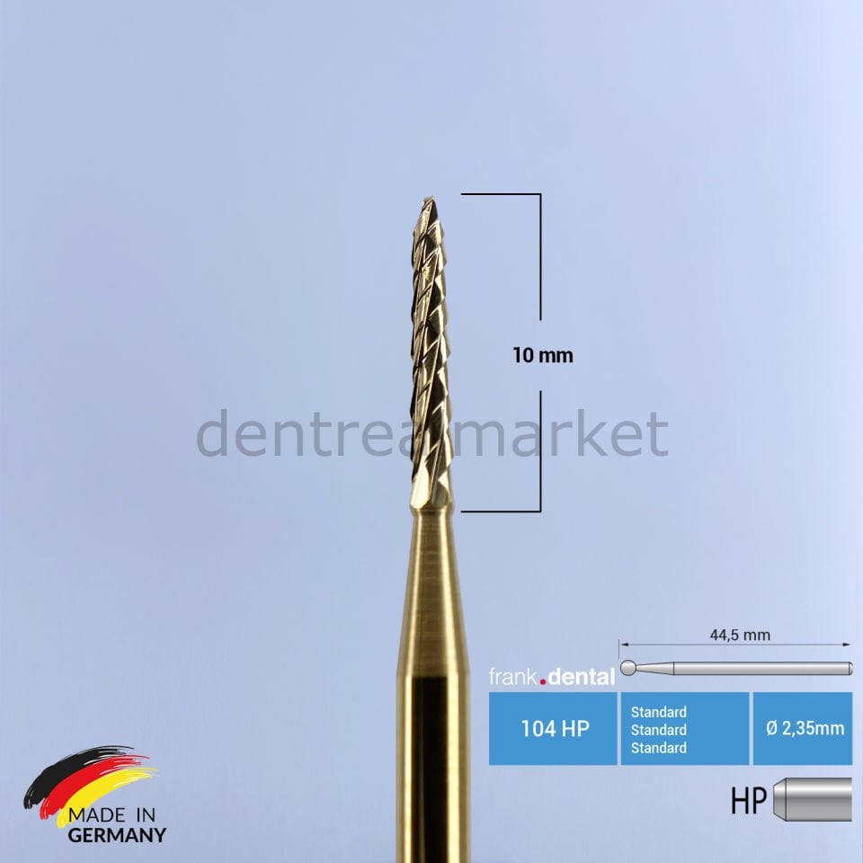 Titanyum Carpide Lindemann Cerrahi Frez - 162A HP