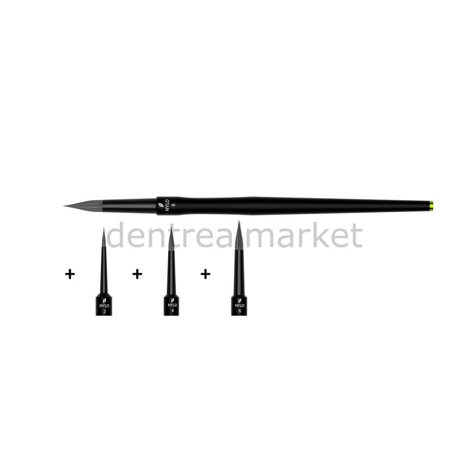 NayloBrush Premium Sentetik Fırça Seti 4in1