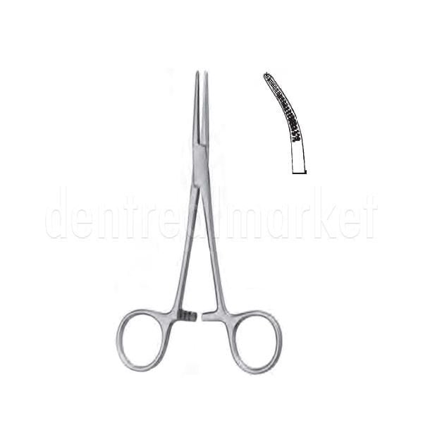Kelly Hemostatik Pens Eğri 14 cm