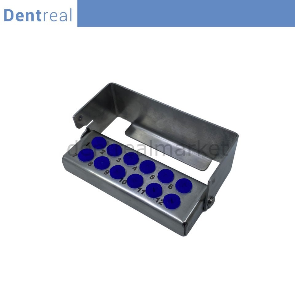 Dentrealmarket Çelik Frez Standı - Otoklavlanabilir