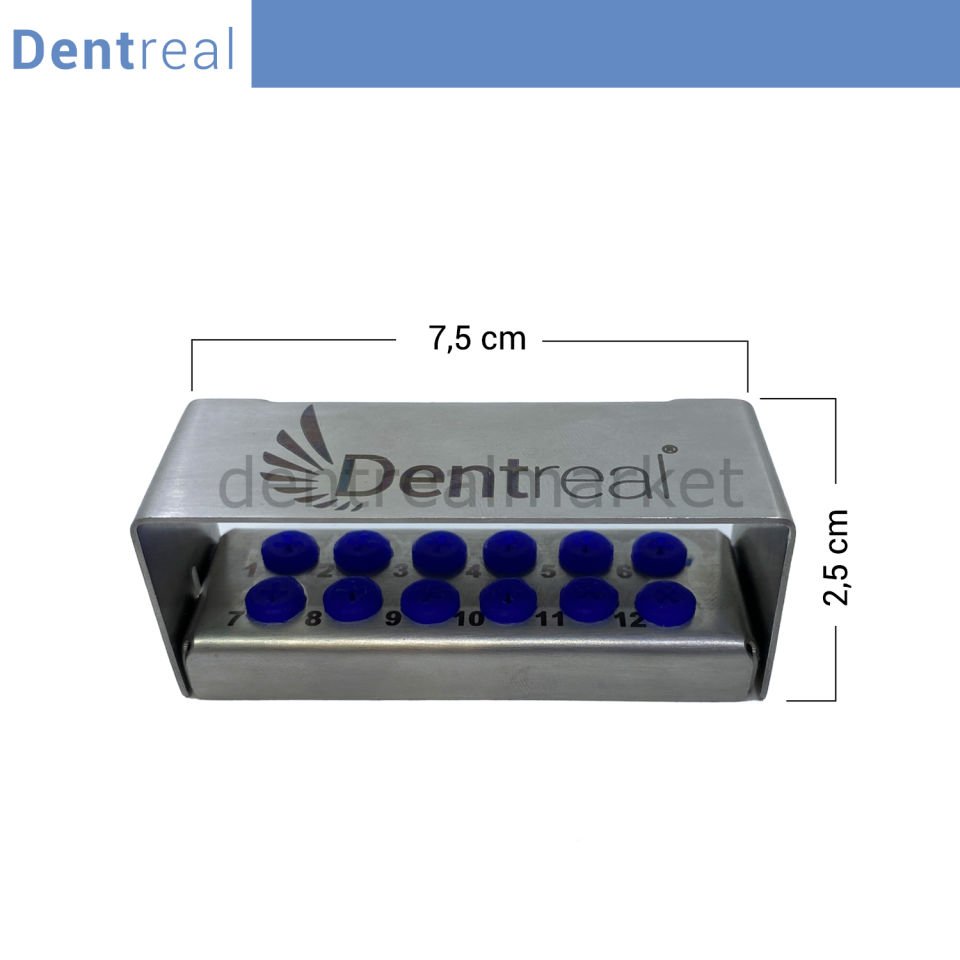 Dentrealmarket Çelik Frez Standı - Otoklavlanabilir
