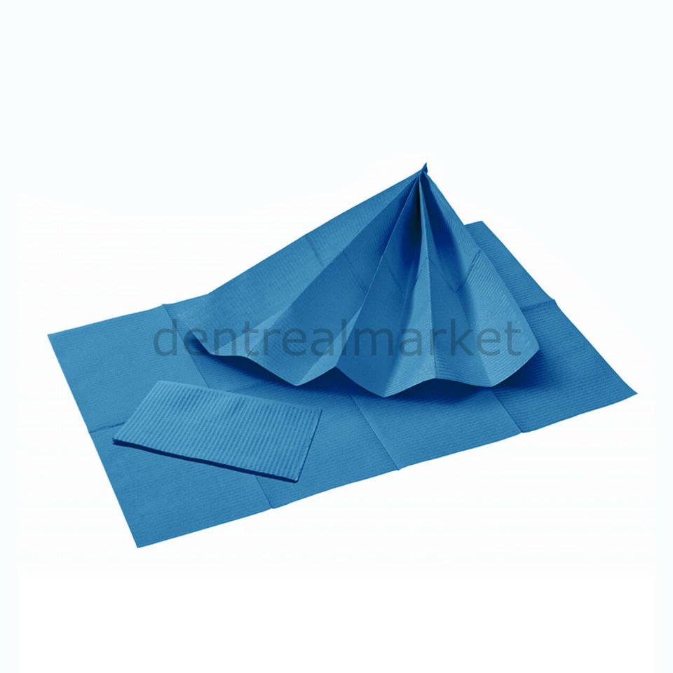 Avrupa Rulo Dişci Hasta Önlüğü ve Tabla Örtüsü Takım -  Dark Blue