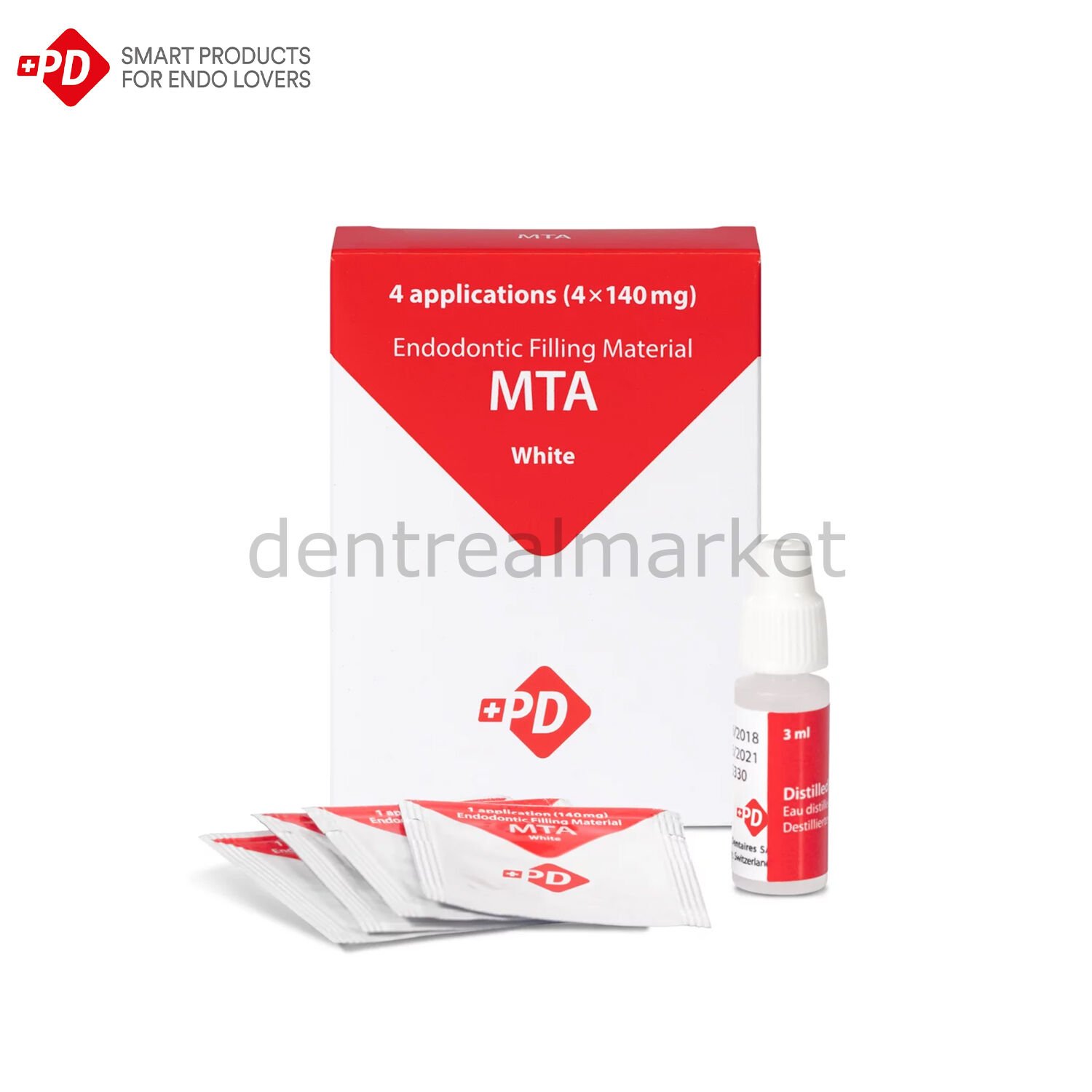 Mta White Üniversal Toz + Likit 4 Hastalık Kit - Mineral Trioksit Agrega Tamir Simanı