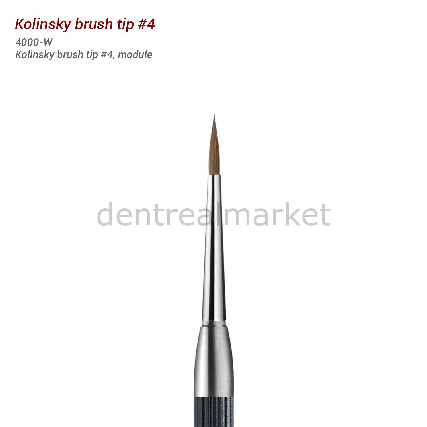 Samur Fırça - Kolinsky Brush #4- Porselen Fırçası