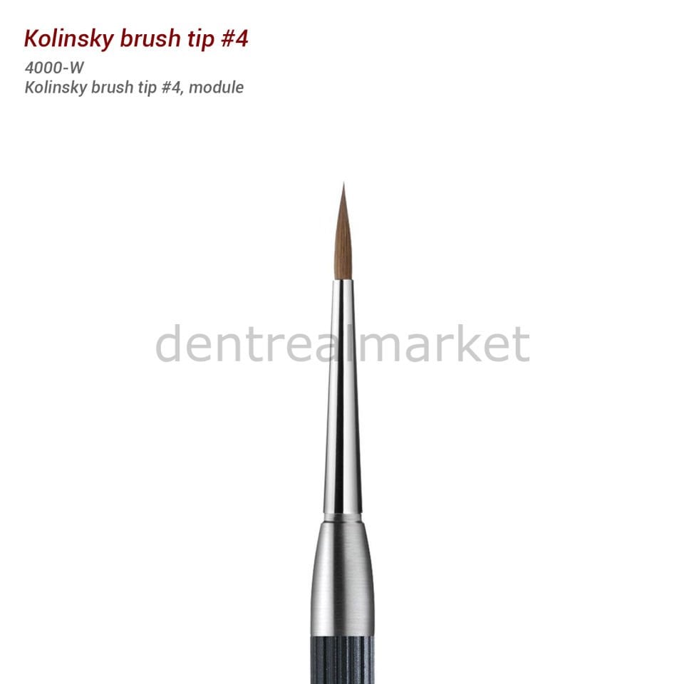 Samur Fırça - Kolinsky Brush #4- Porselen Fırçası