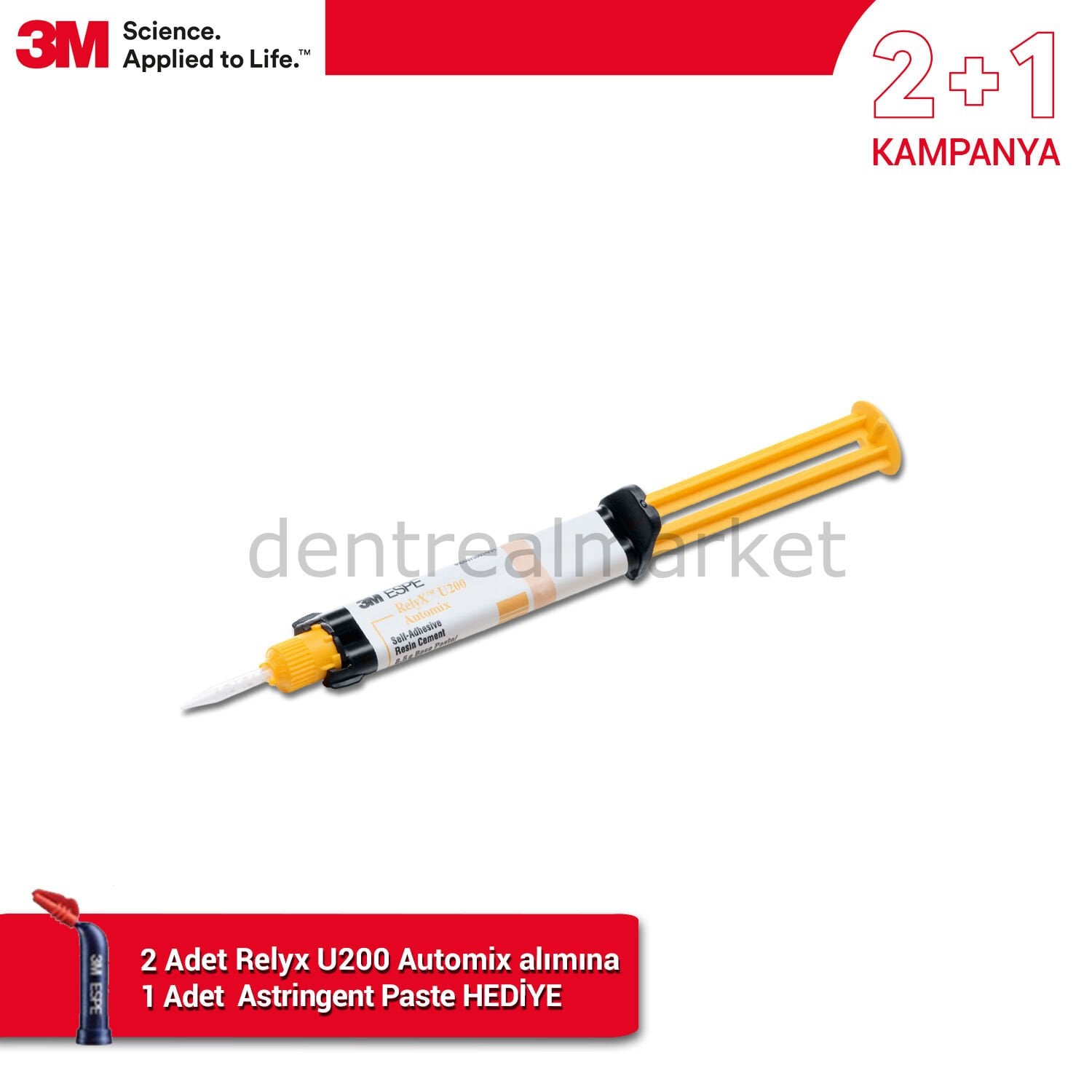 RelyX U200 Automix Rezin Siman - Astringent Retraksiyon Pastası Kampanya