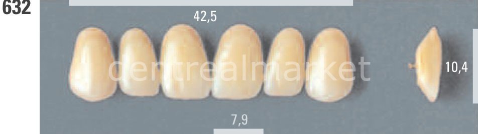 Lumin Vacum Porselen Takım Diş 28'lik A2 - 632