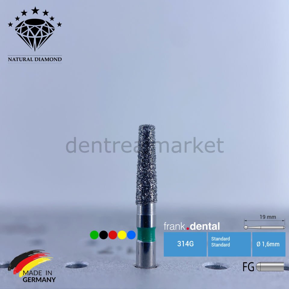 Doğal Elmas Frez - Aeratör - 846 - Konik - 5 Adet