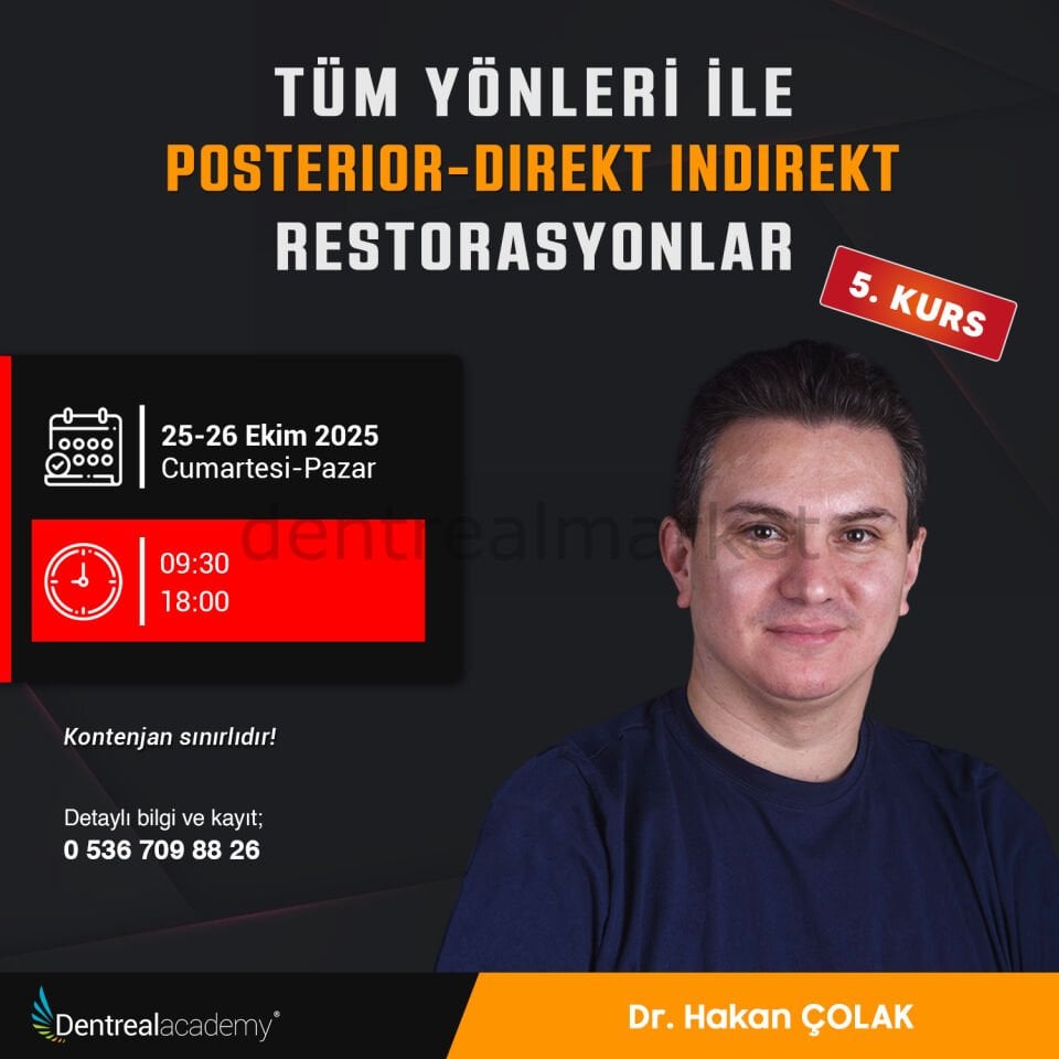 Tüm Yönleriyle Posterior-Direkt İndirekt Restorasyonlar - Dr. Hakan Çolak