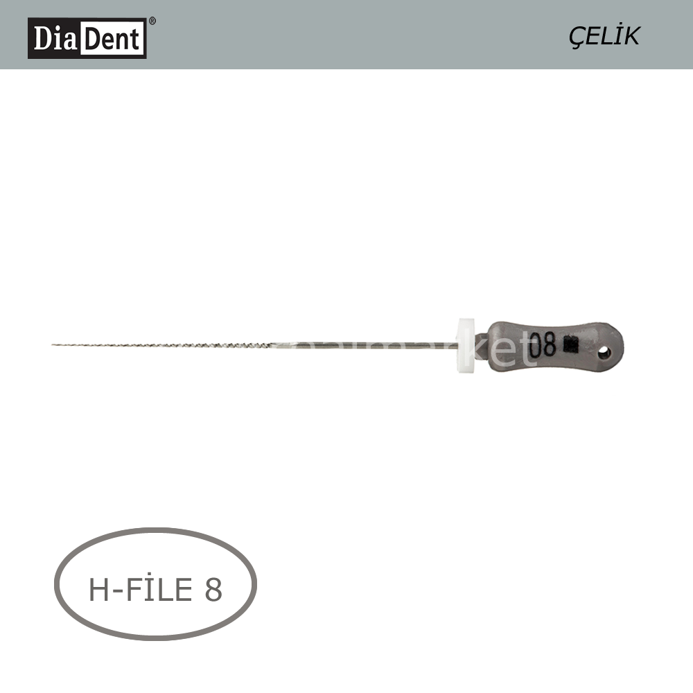 El Kanal Egesi Çelik H-File - No:8