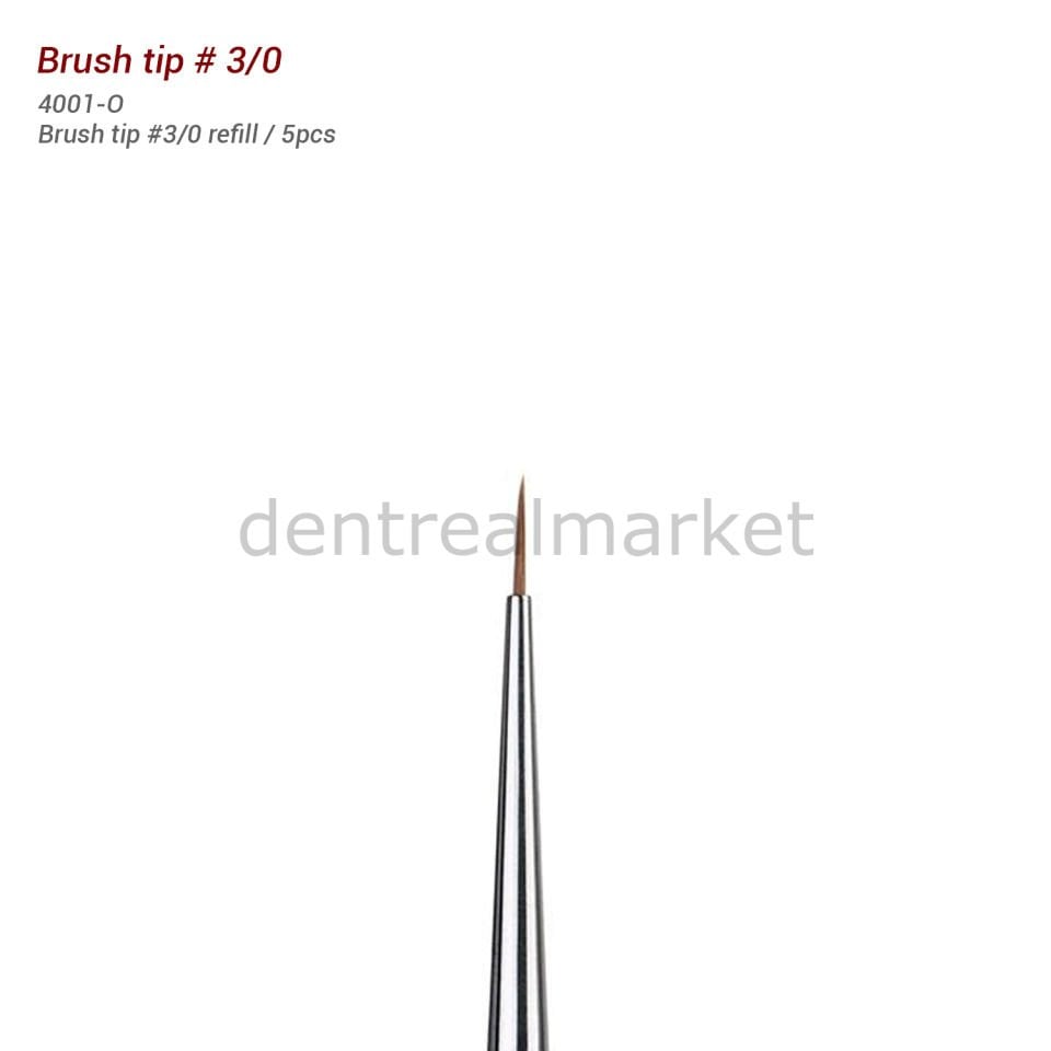 Fırça Ucu - Brush Tip #3/0- Porselen Fırçası
