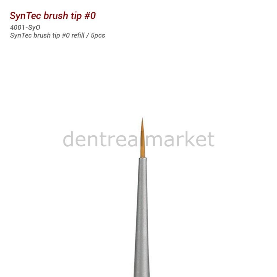 SynTec Fırça Ucu- SynTec Brush tip #0- Porselen Fırçası