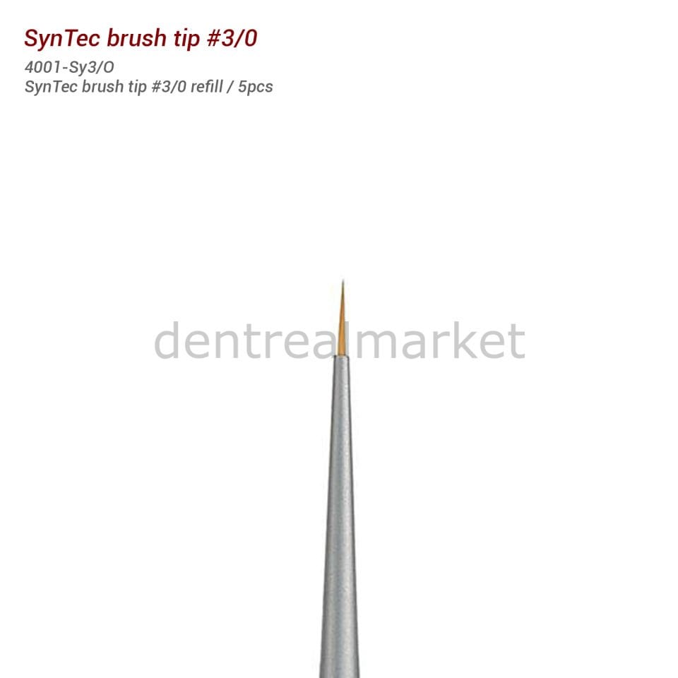 SynTec Fırça Ucu - SynTec Brush Tip #3/0 - Porselen Fırçası