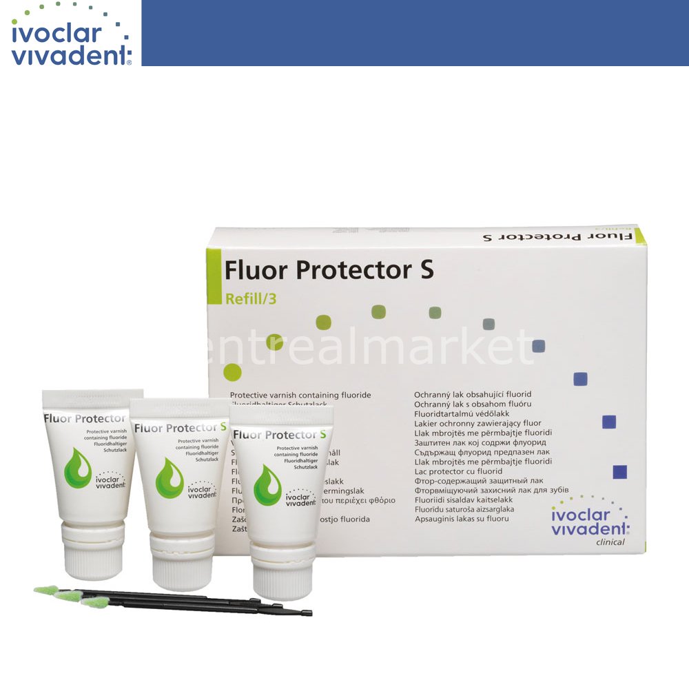 Fluor Protector S Refil 3*7gr - Diş Koruyucu Güçlendirici
