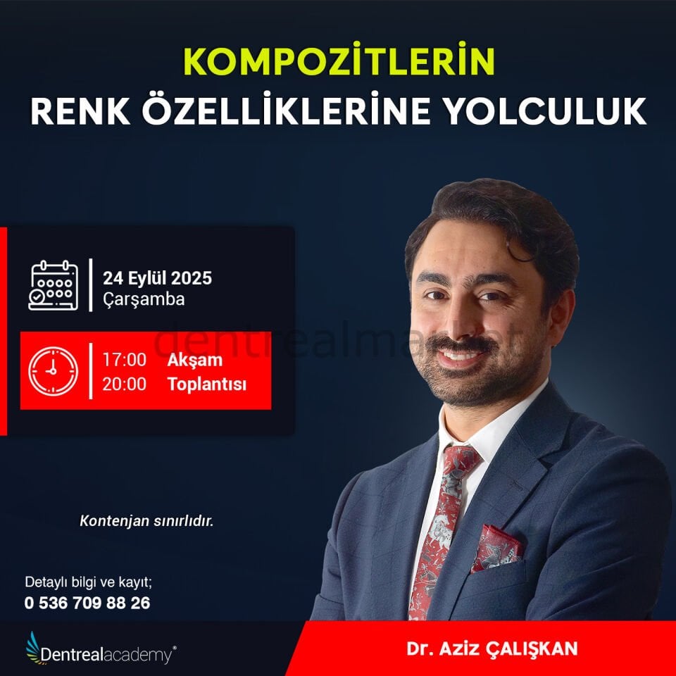 Kompozitlerin Renk Özelliklerine Yolculuk - Dr. Aziz Çalışkan