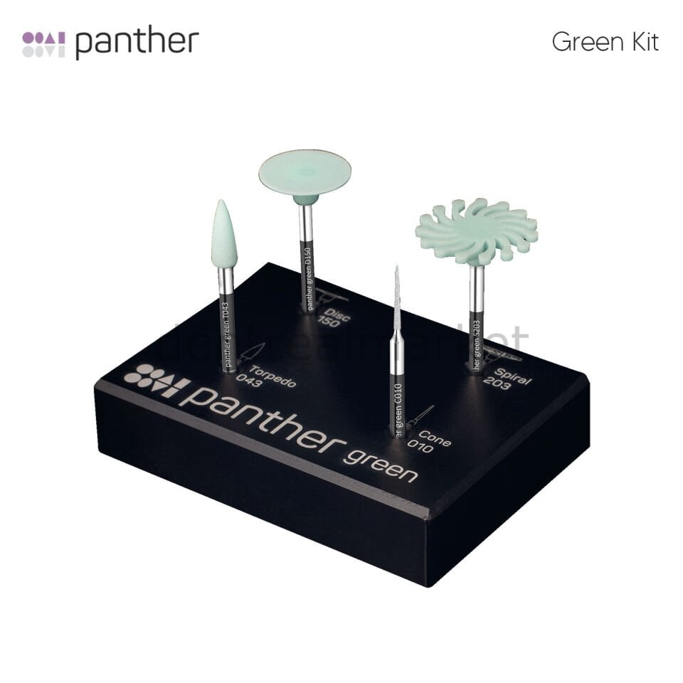 Panther Green Sinter Öncesi Zirkonyum İşleme Seti #13