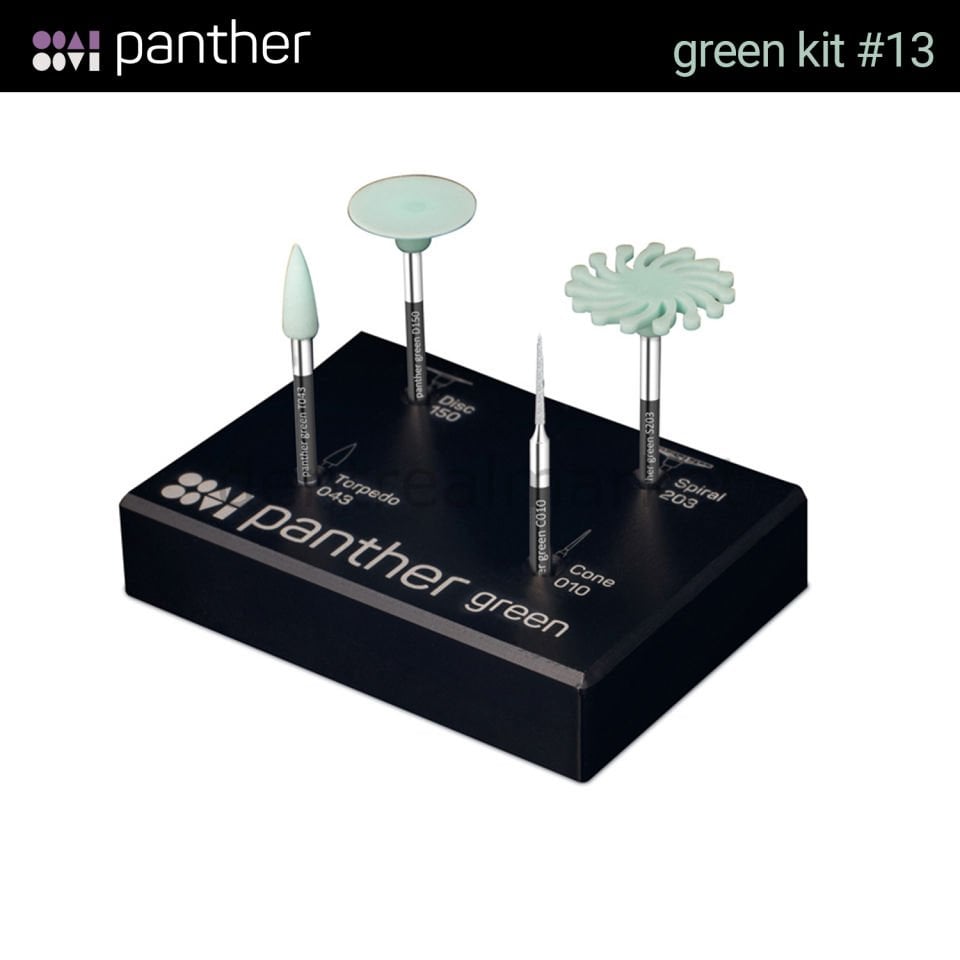 Panther Green Sinter Öncesi Zirkonyum İşleme Seti #13