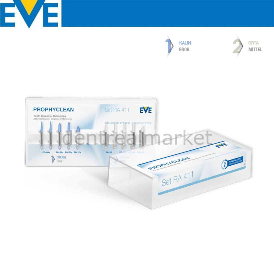 Prophyclean Debonding Cila Seti - Taşı Mavi - Beyaz