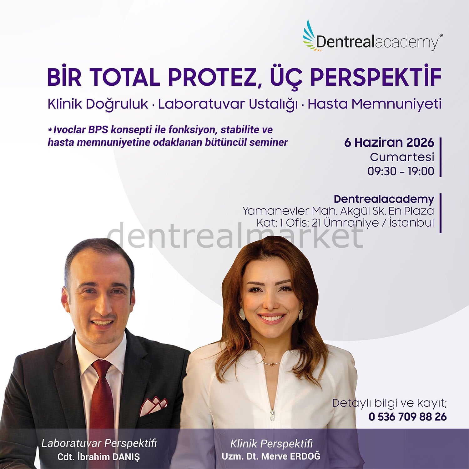 Bir Total Protez - Üç Perspektif - Uzm. Dt. Merve Erdoğ & Cdt. İbrahim Danış