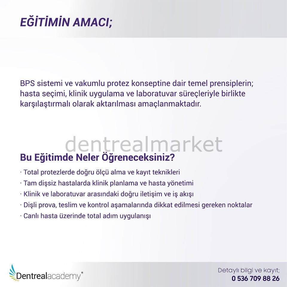 Bir Total Protez - Üç Perspektif - Uzm. Dt. Merve Erdoğ & Cdt. İbrahim Danış