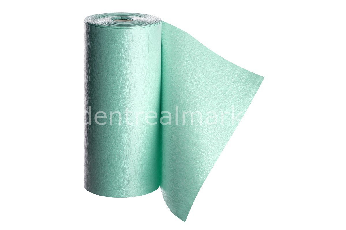 Avrupa Rulo Renkli Dişci Hasta Önlüğü Light Green