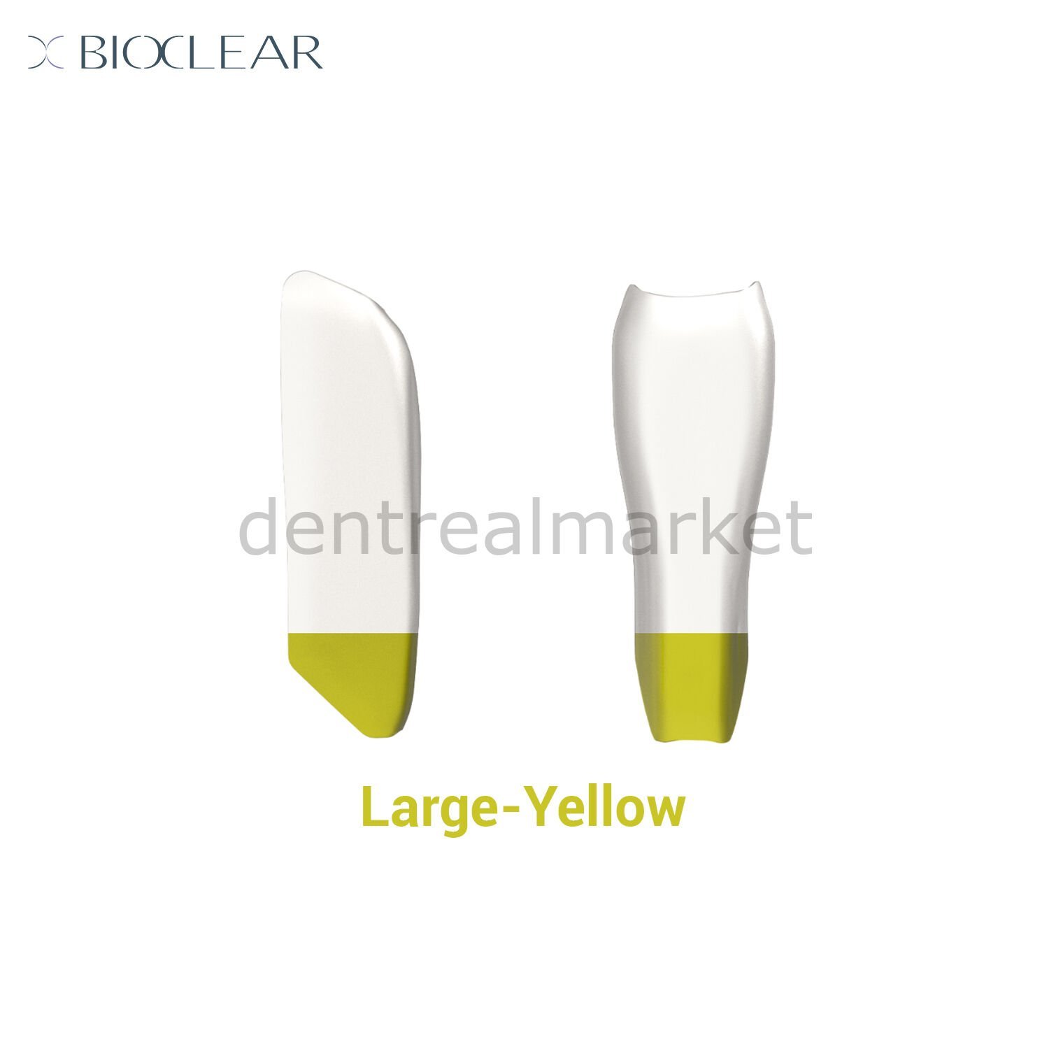 Black Triangle Individual Matrix - Large/Yellow - 10 Adet