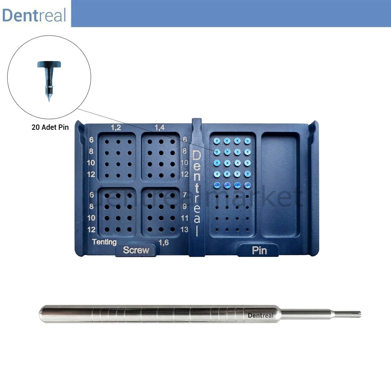 OmniFİX Membran Sabitleme Pin Set -20 Adet 3,60 mm Pim