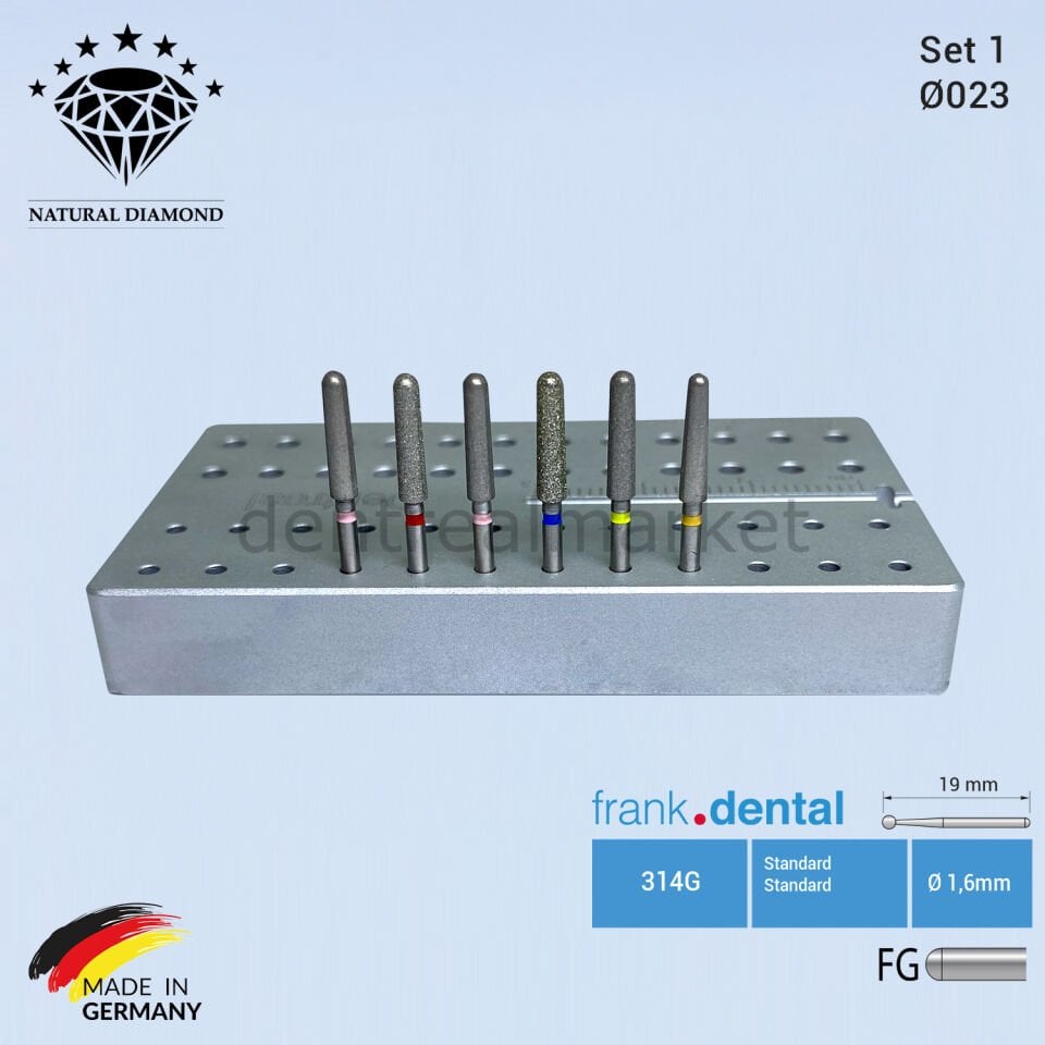 İntraoral Zirkon Frez Seti 6'lı - ZR1356