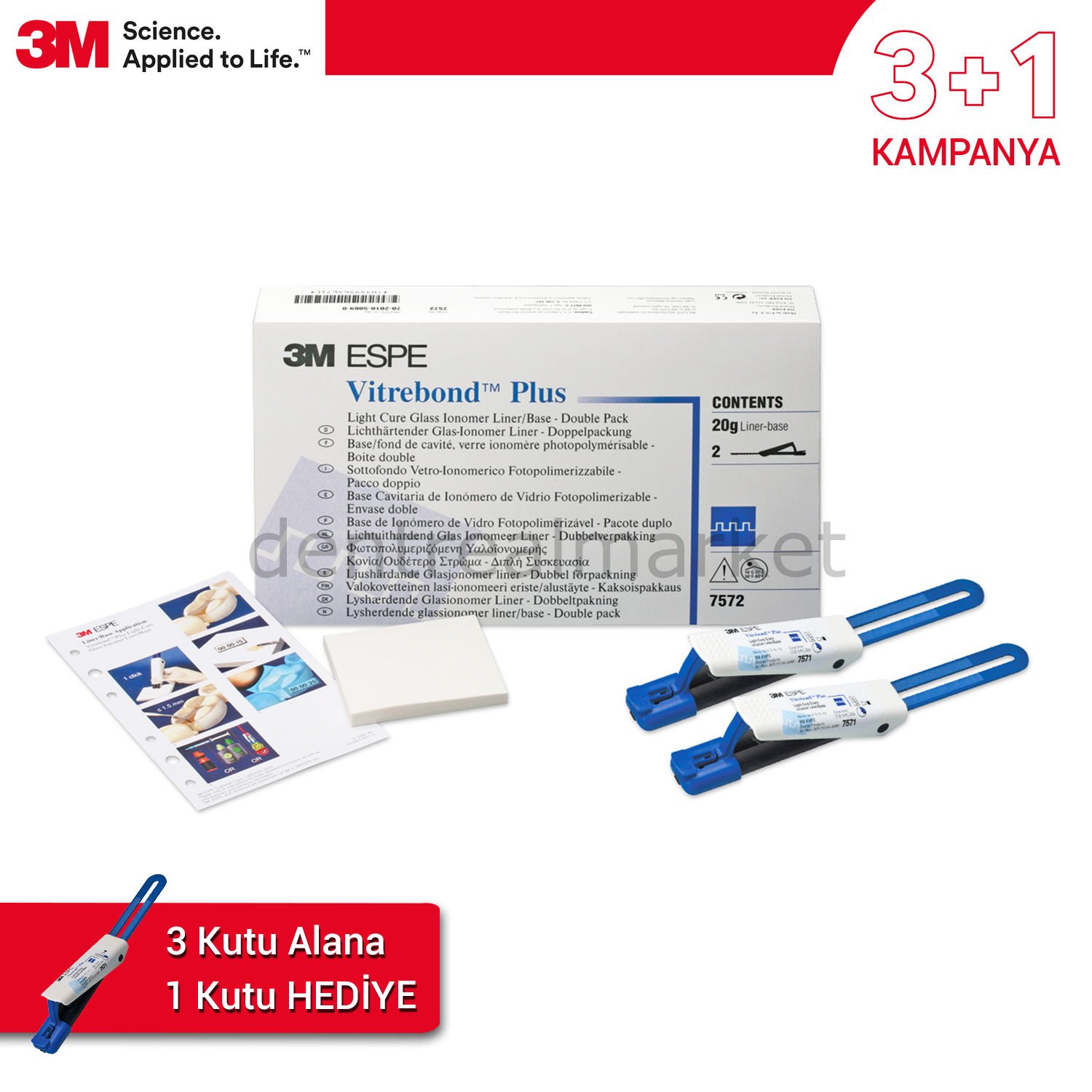 Vitrebond Plus Clicker 2*10gr - 3+1 Kampanya