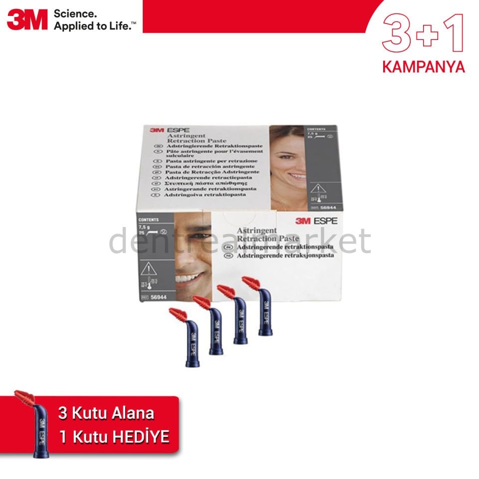 Astringent Paste Hemostatik Retraksiyon Pastası - 25 Kompül - 3+1 Kampanya