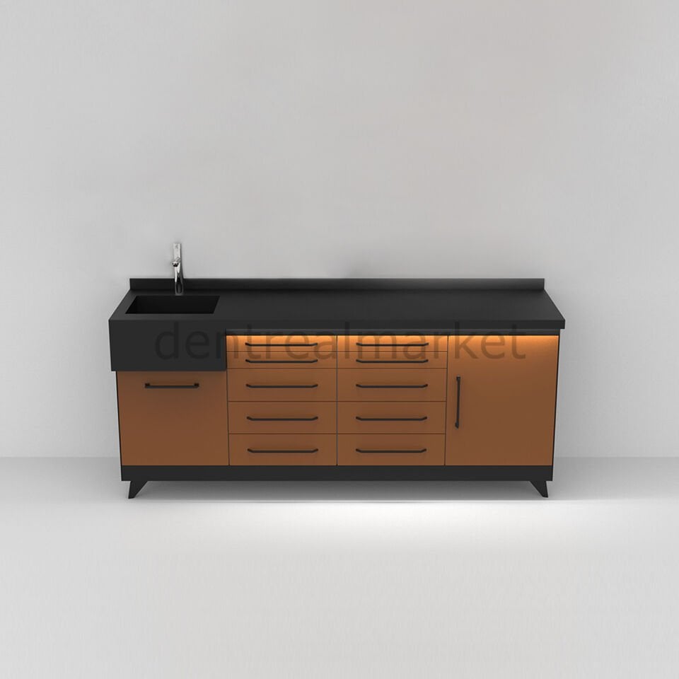 Diamond Serisi Klinik Tezgah - Corian Tezgah DİA01